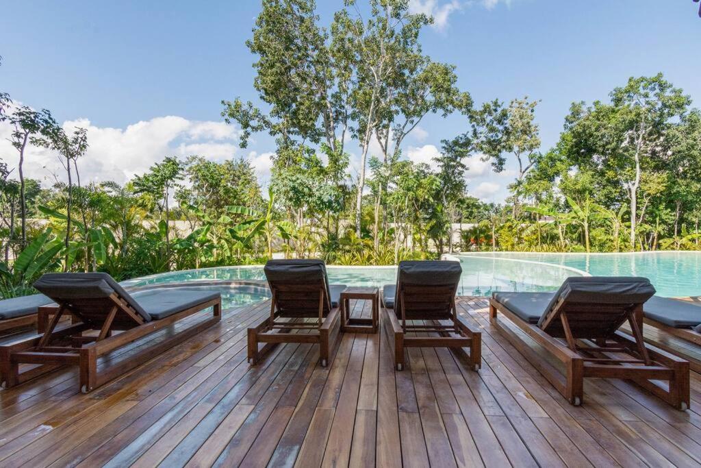 Exclusive Studio In A Gated Community By Casa Paraiso Тулум Екстериор снимка