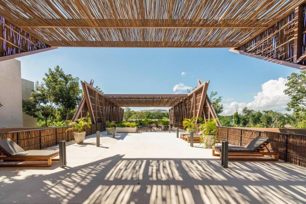 Exclusive Studio In A Gated Community By Casa Paraiso Тулум Екстериор снимка